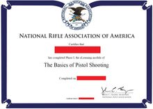 NRA Basic Pistol Class