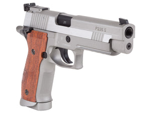 SIG Sauer P226 X-Five .177 CO2 Pistol, Silver/Wood Grips by SIG Sauer