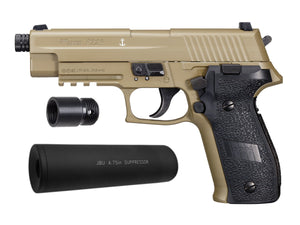 SIG Sauer P226 CO2 Pellet Pistol Suppressor Kit, Flat Dark E by SIG Sauer